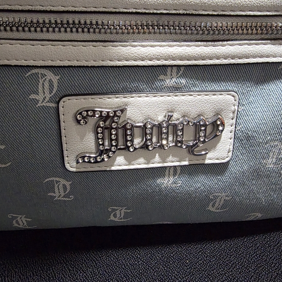 Juicy Couture Denim Backpack with Logo Print - Picture 4 of 8